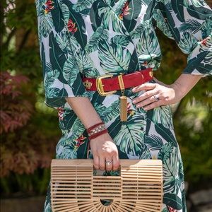 Rachel Zoe Palm Print Duster NWT